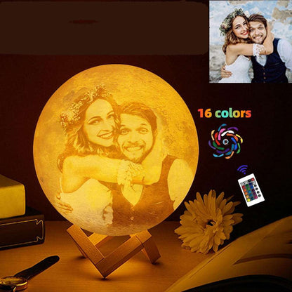 Personalized Lunar Circular Light with Remote Control