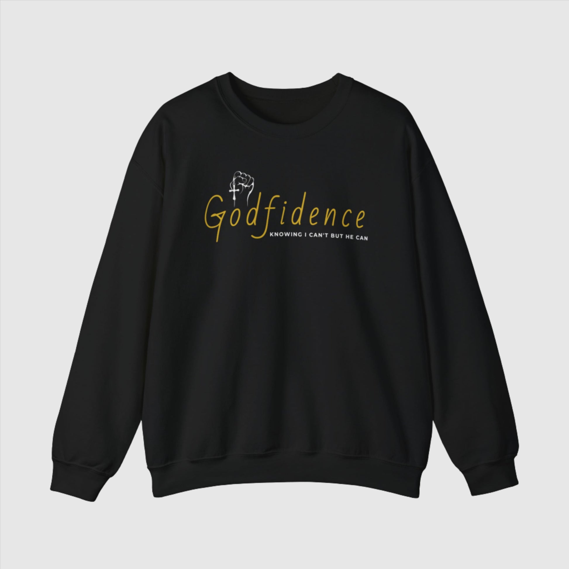 Unisex Godfidence Heavy Blend Crewneck Sweatshirt