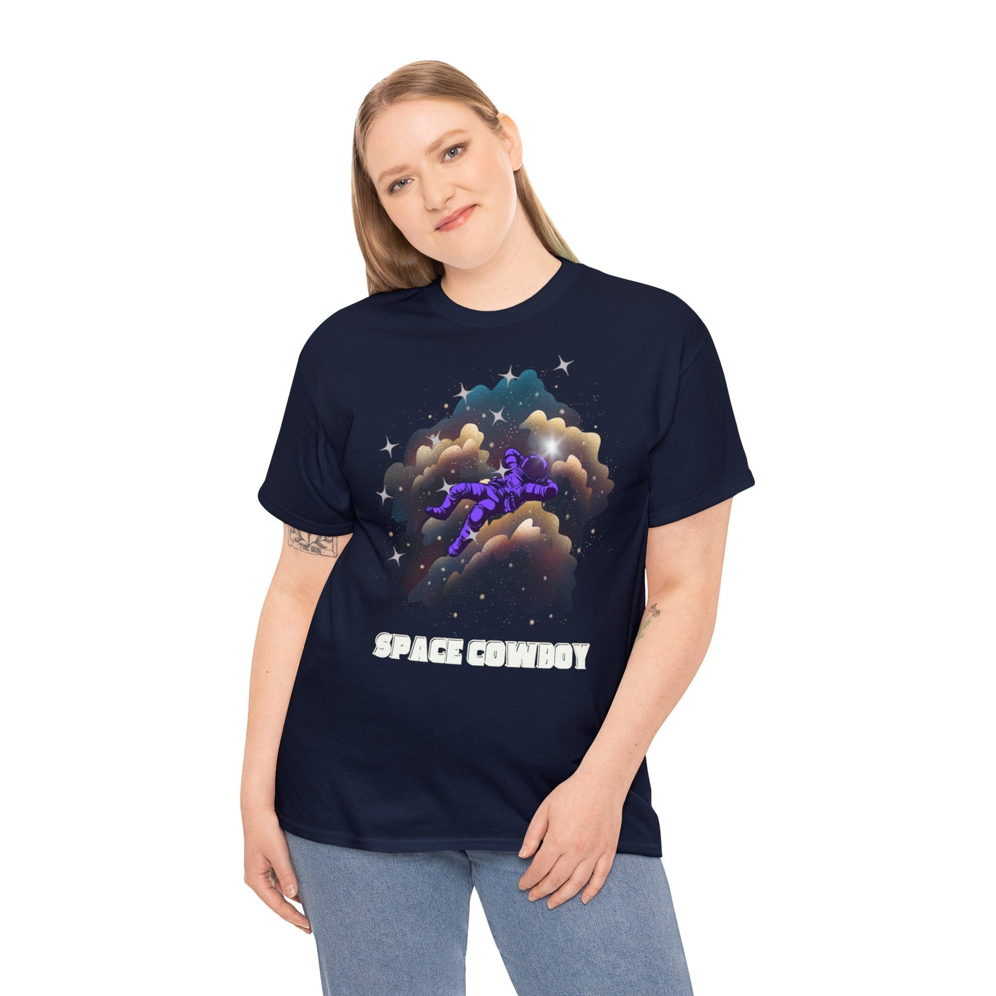 Unisex Space Cowboy Heavy Cotton Tee T-Shirt