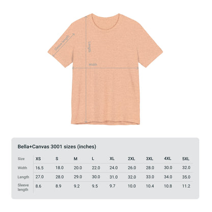 Unisex Boho Jersey Kurzärmeliges T-Shirt