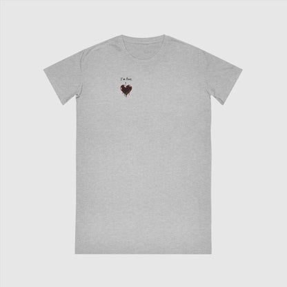 Anti Valentine's Day Spinner T-Shirt Dress