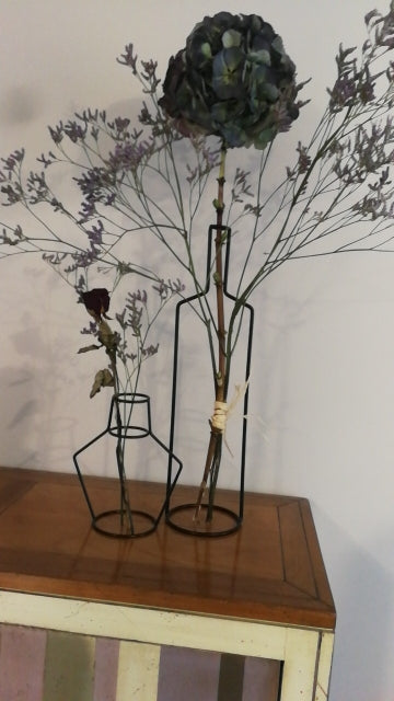 Nordic Style Large Tall Iron Line Home Decor Vase