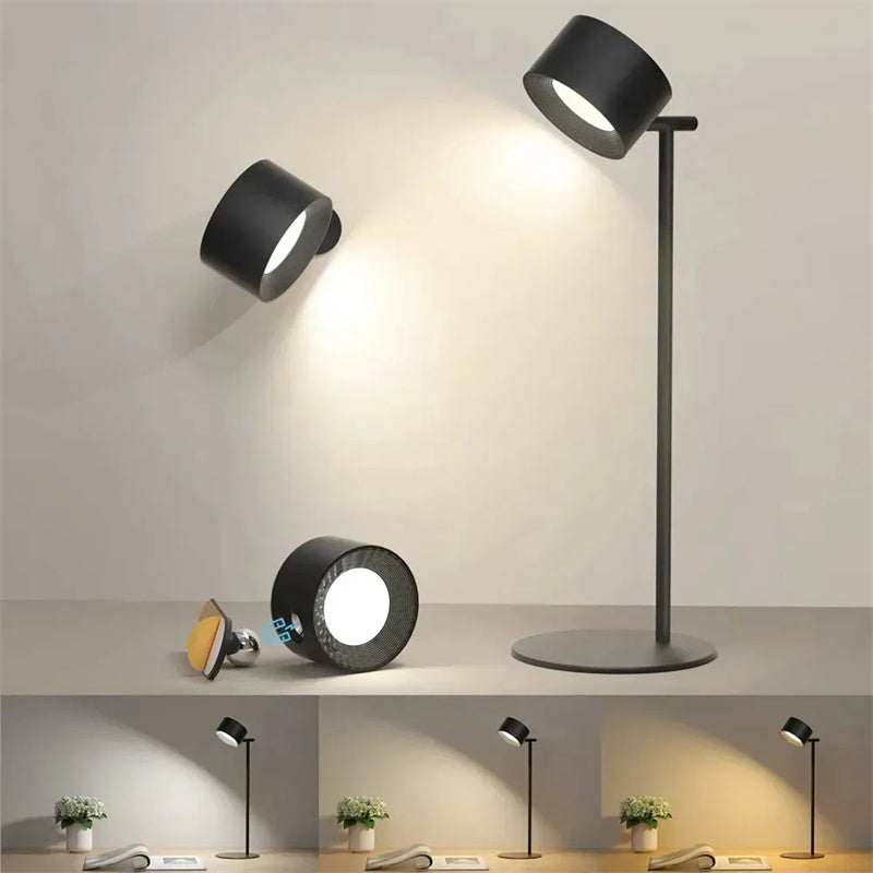 Cordless Magnetic 360 Rotate LED USB Rechargeable Lamp