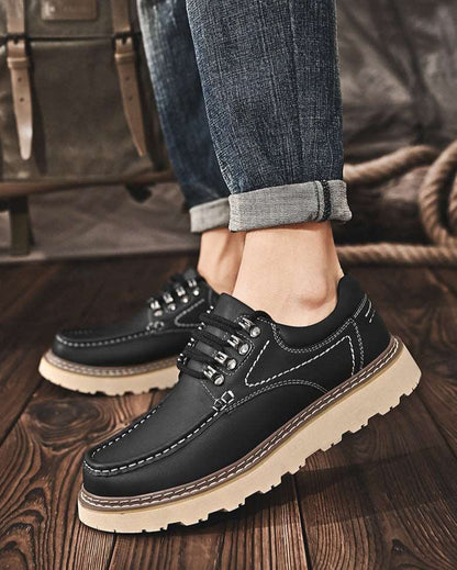 Men's Versatile Casual Genuine Leather Shoes