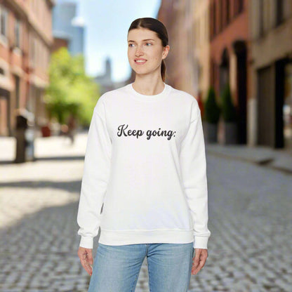 100 Reasons to Keep Going Unisex Heavy Blend Crewneck Sweatshirt