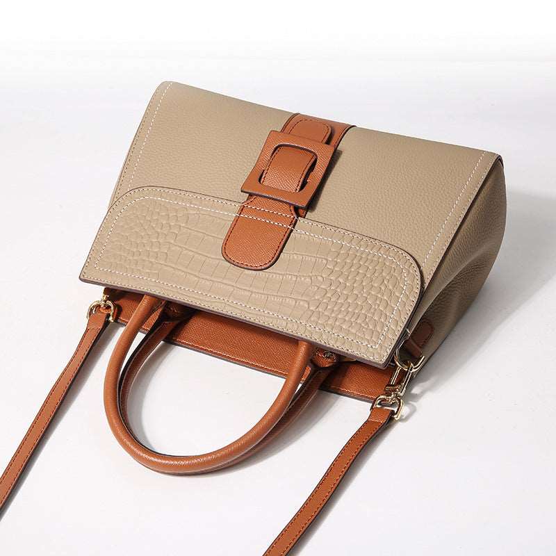 Women's Small Contrast Color Crossbody Handbag