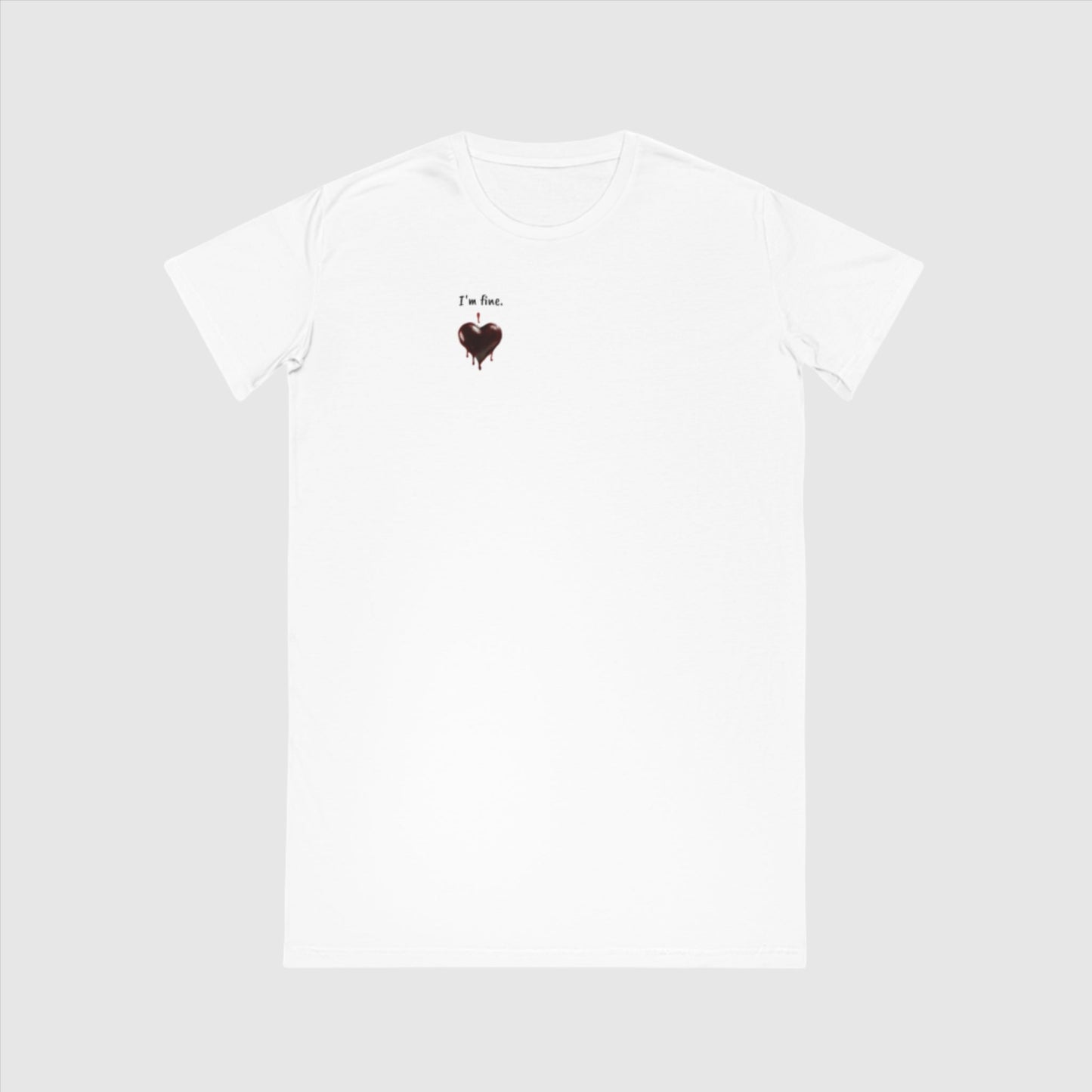 Anti Valentine's Day Spinner T-Shirt Dress