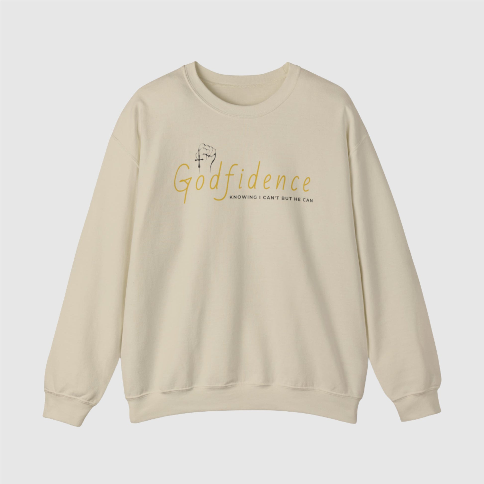 Unisex Godfidence Heavy Blend Crewneck Sweatshirt