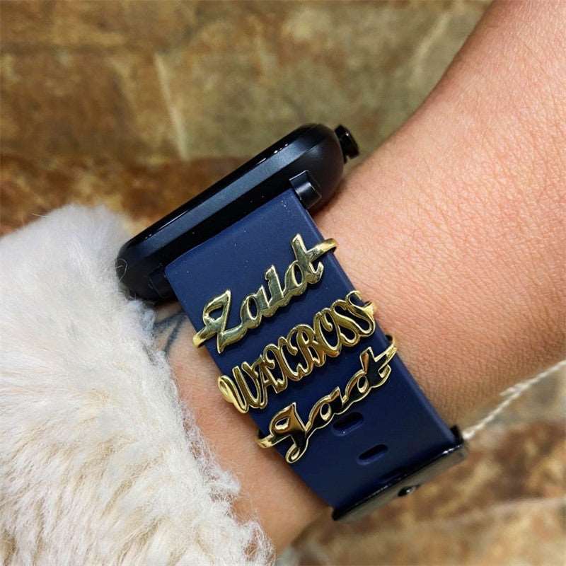Personalized Name Custom Stainless Steel Watch Band Buckle