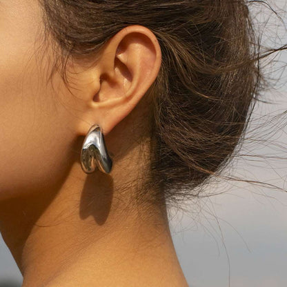 Women's Geometric Stainless Steel Earrings