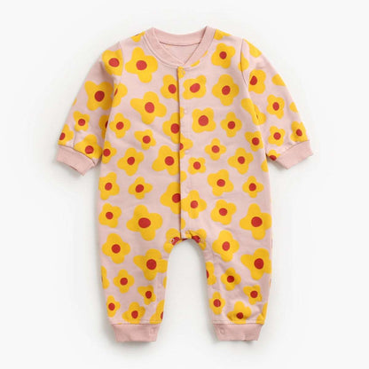 Kids Long-sleeved One-piece Jumpsuit