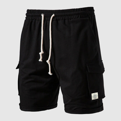 Men's Casual Elastic Waist Tether Shorts