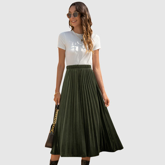 Women's Casual Pleated Skirt