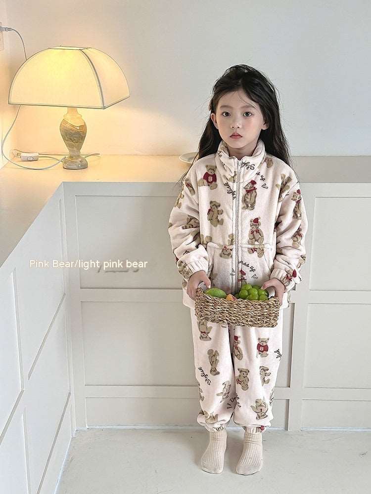 Kids Warm Loungewear Outfit Set