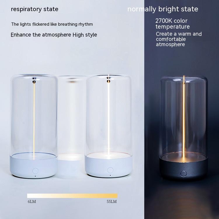 USB Type-C Rechargeable Portable LED Light With High Transparency