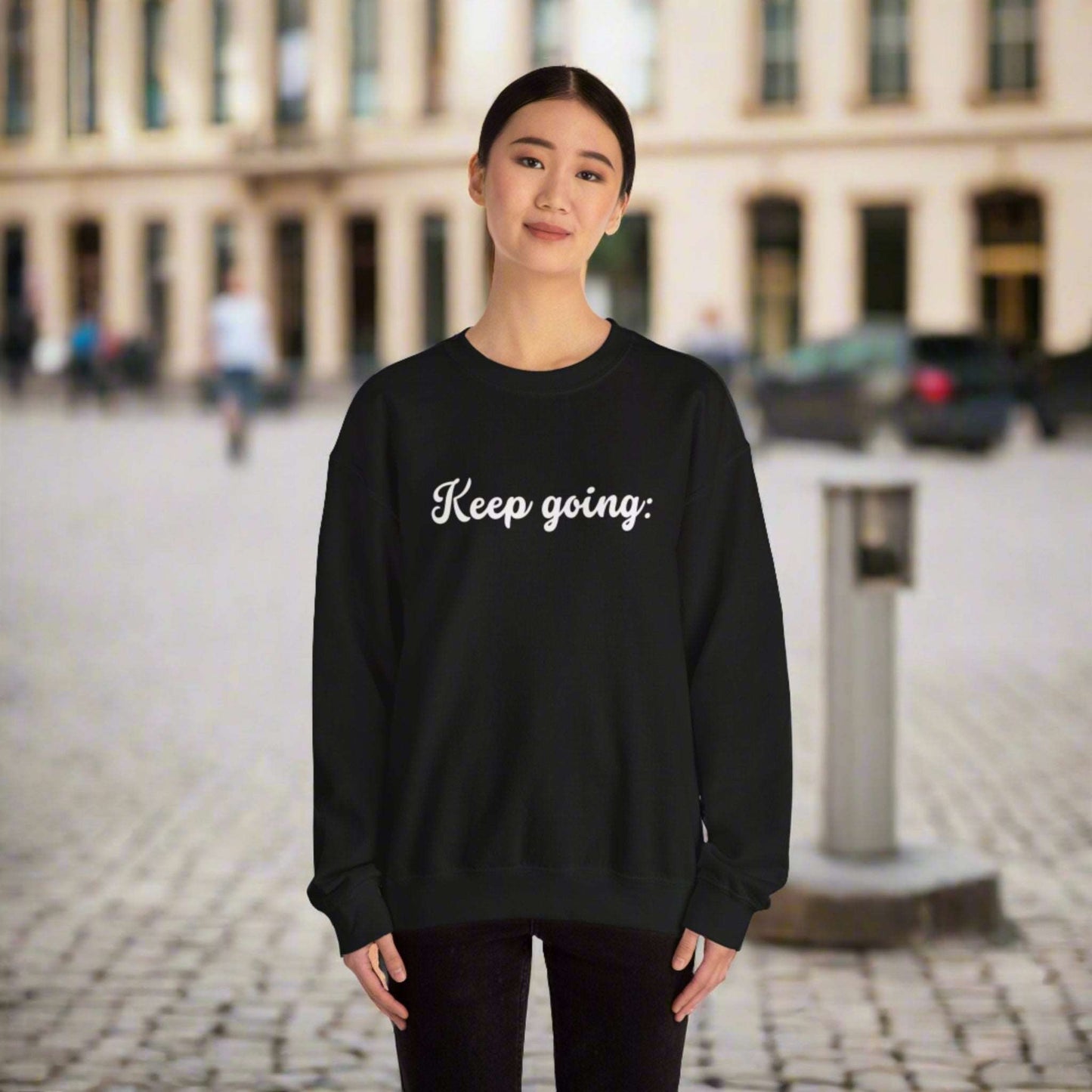 100 Reasons to Keep Going Unisex Heavy Blend Crewneck Sweatshirt