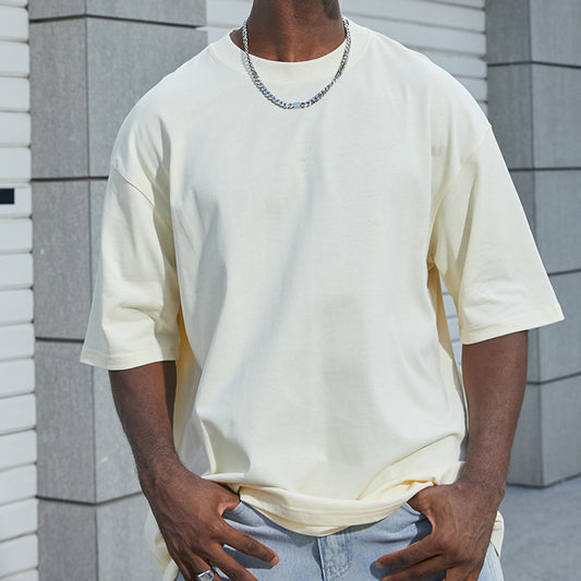 Must-have Basics-T-Shirt aus Baumwolle für Herren, kurzärmlig