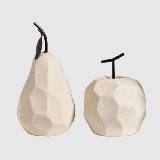 Ceramic Apple or Pear Nordic Style Home Decoration