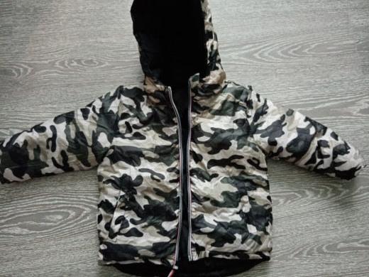 Kids Padded Double-sided Wear Winter Jacket