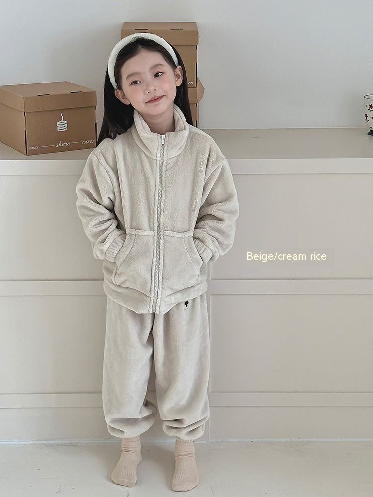 Kids Warm Loungewear Outfit Set