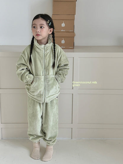 Kids Warm Loungewear Outfit Set