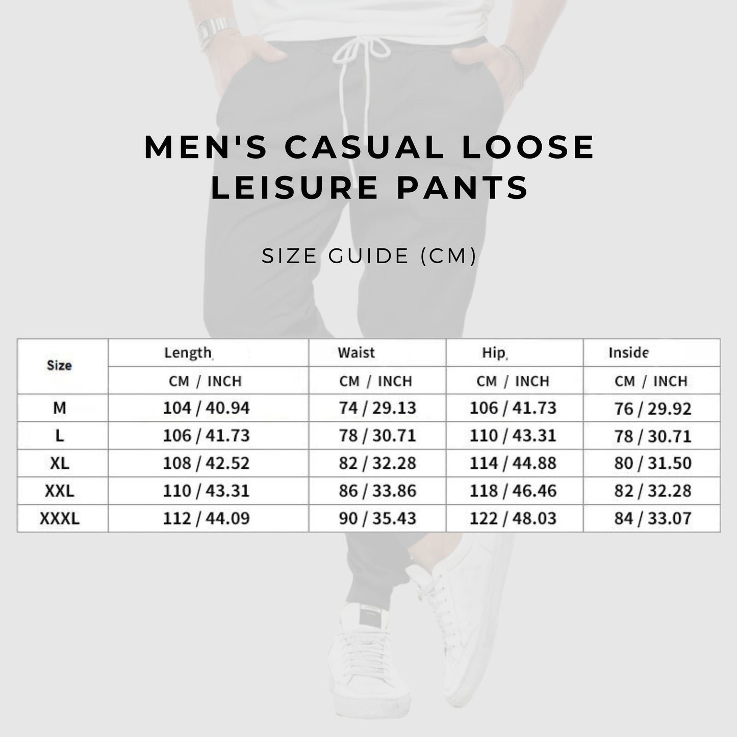 Men's Casual Loose Leisure Pants
