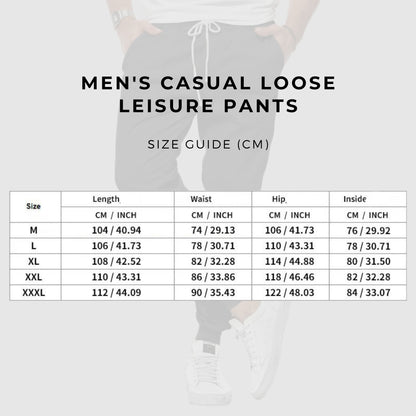 Men's Casual Loose Leisure Pants