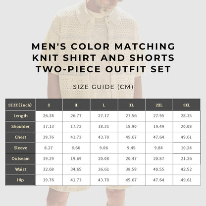 Vīriešu krāsām atbilstošs trikotāžas jakas un šorti Divdaļīgs apģērba komplekts