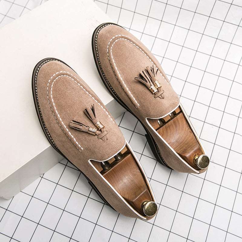 Men's Elegant Matte Leather Shoes