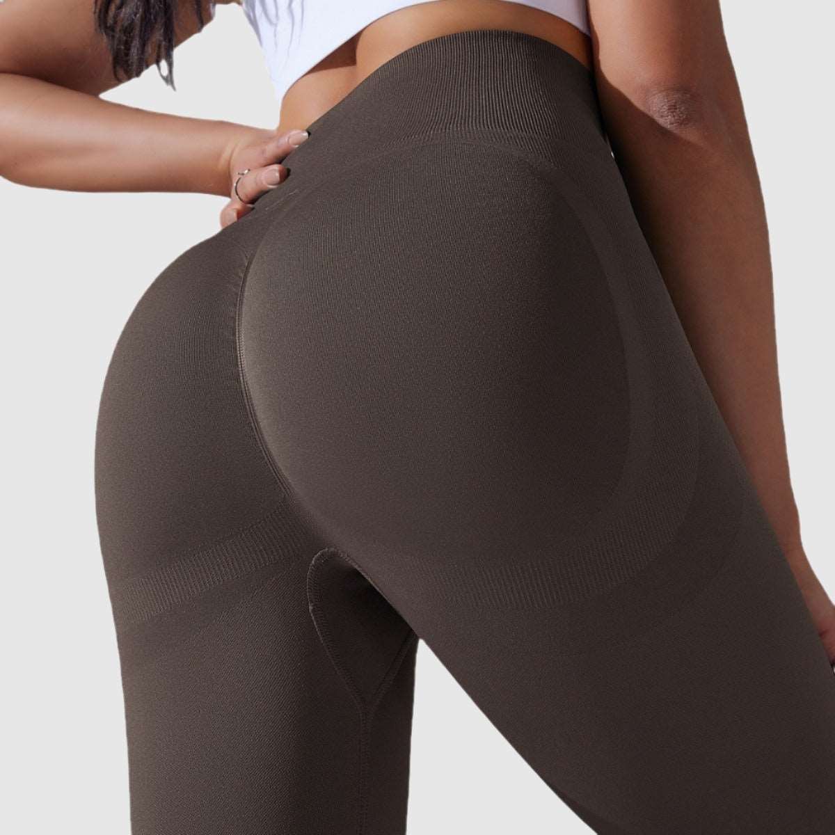 Women's Knitted High Waist Yoga Pants