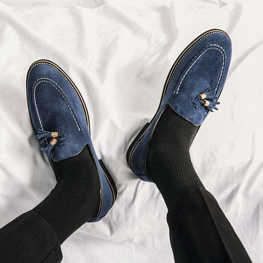 Men's Elegant Matte Leather Shoes
