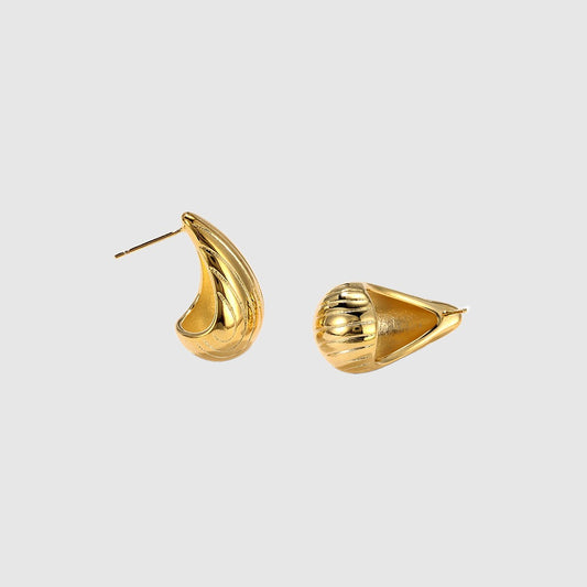 Einfache Ohrringe in Wassertropfenform für Damen aus 925er Silber