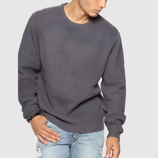 Men's Casual Loose Long Sleeved Crew Neck Top
