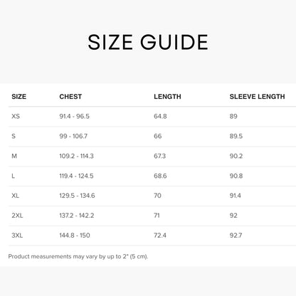 Custom Name and Icon Unisex Denim Sherpa Jacket size guide