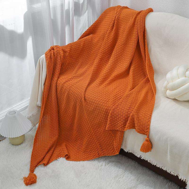 Soft Knitted Nap Blanket