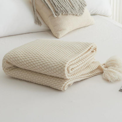 Soft Knitted Nap Blanket