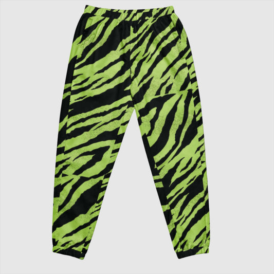 Unisex Green Tiger Pattern Track Pants
