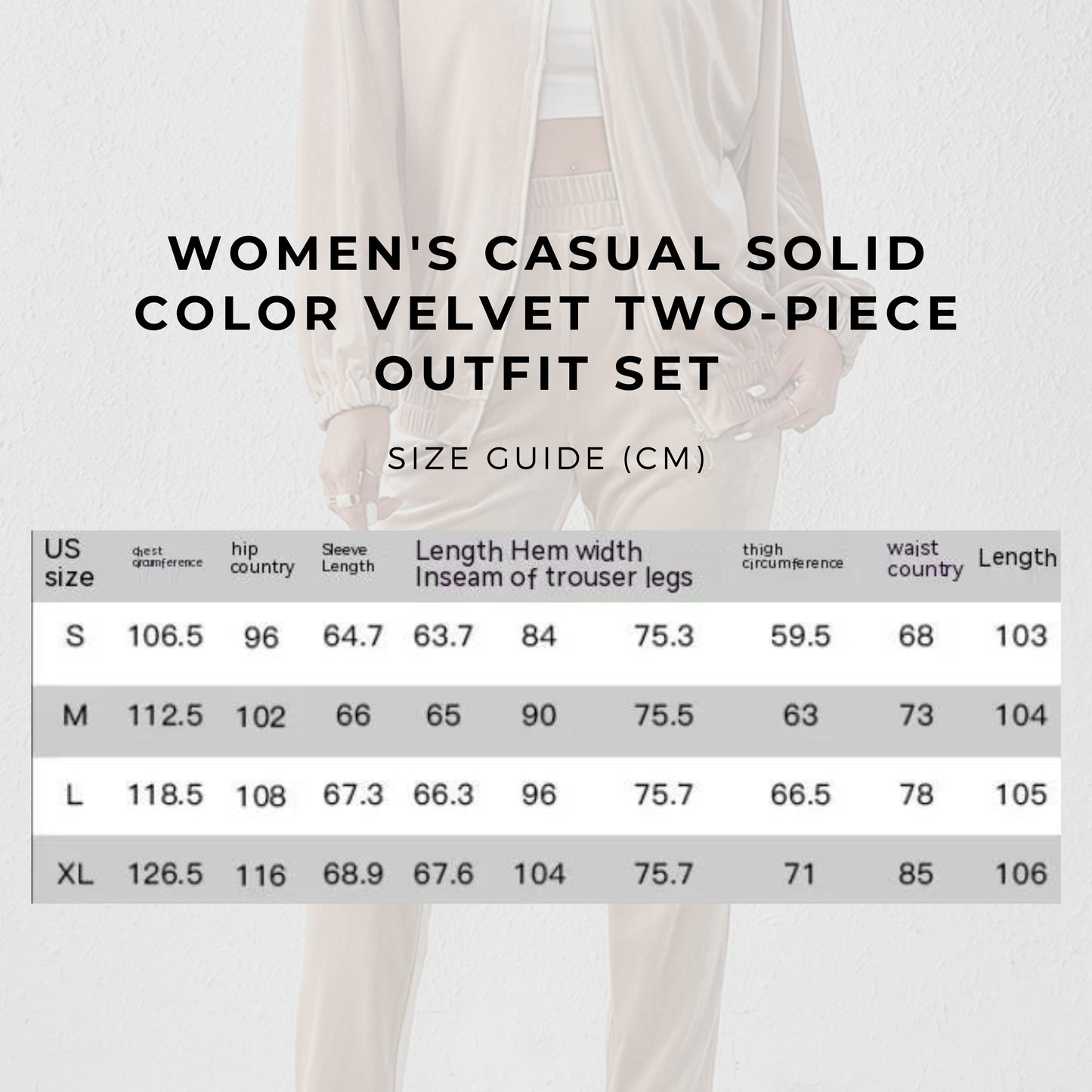Sieviešu ikdienas vienkrāsains samta divdaļīgs tērpu komplekts