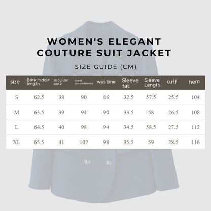 Elegante Couture-Anzugjacke für Damen