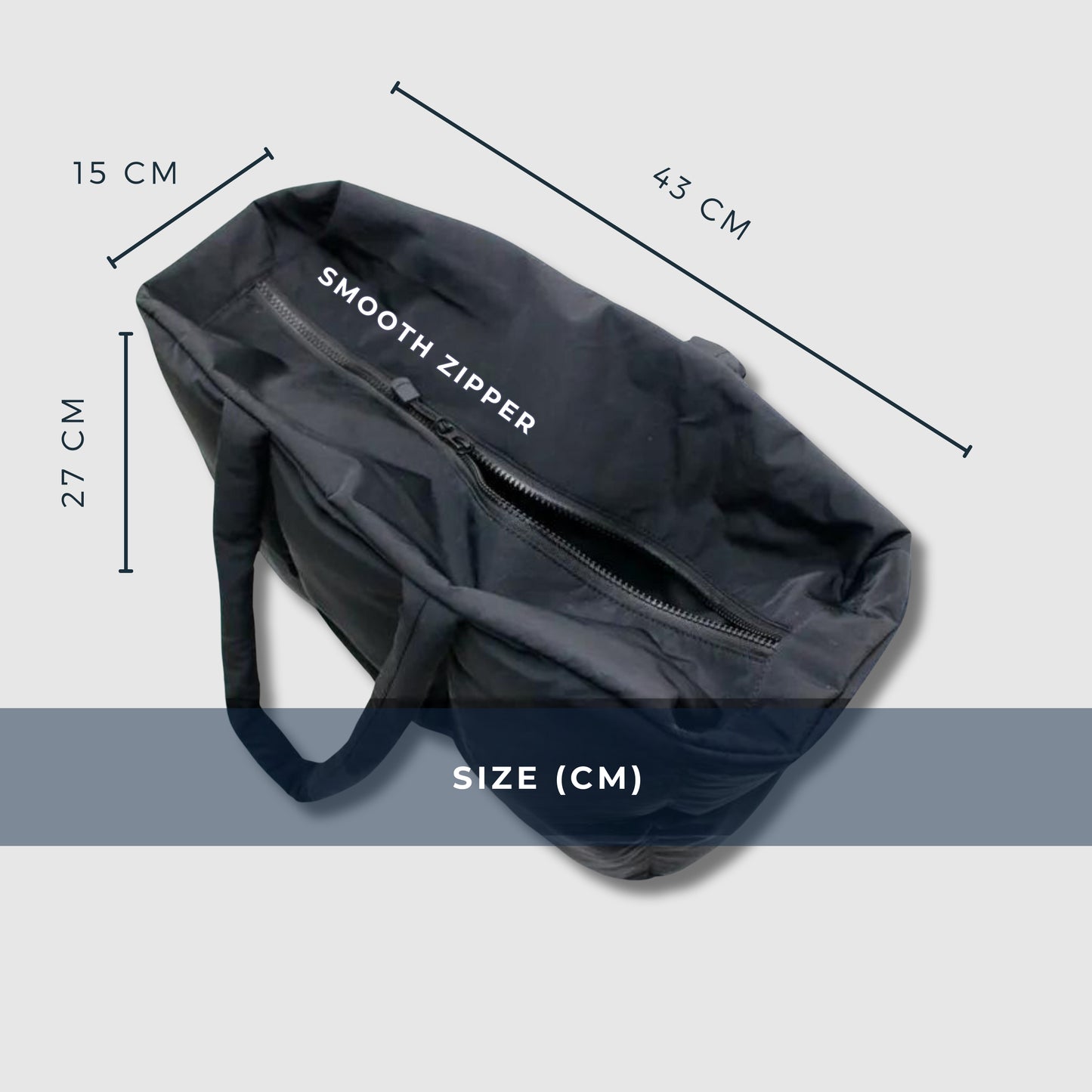Women's Puff Tote Shoulder Bag size