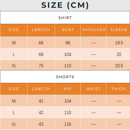 Women's Short Sleeve Shirt and Shorts Sleepwear Set size