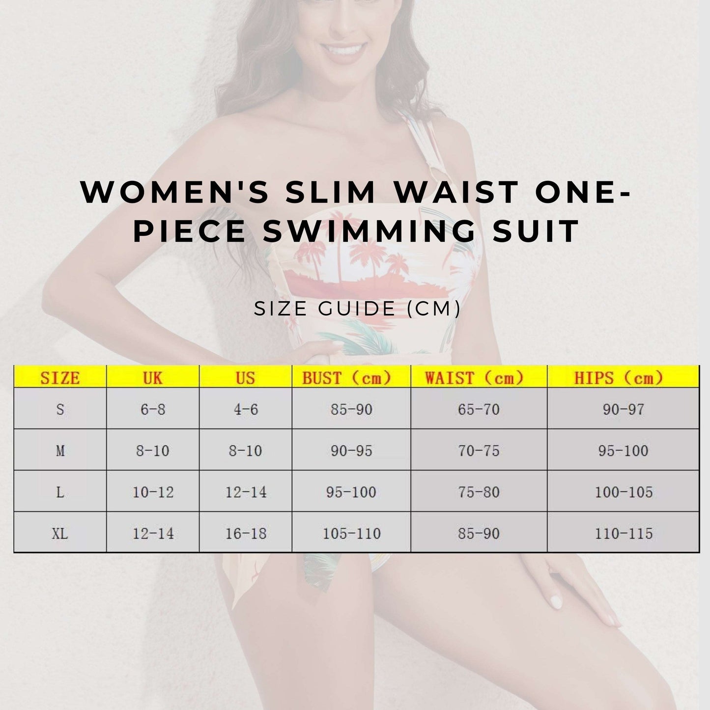 Women's Slim Waist One-piece Swimming Suit