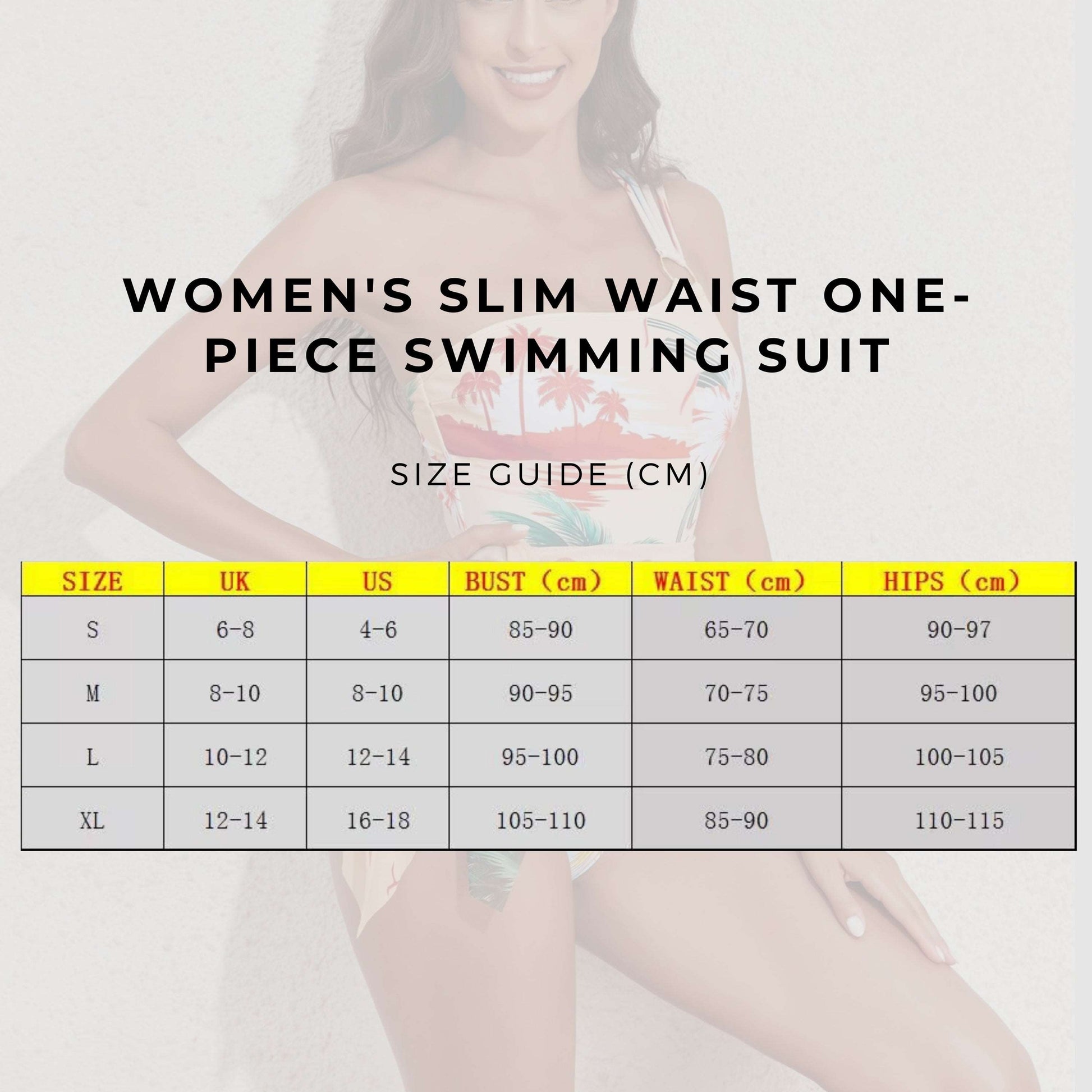 Women's Slim Waist One-piece Swimming Suit