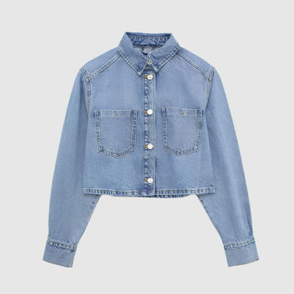 Women's Short Denim Jacket or Mid-length Denim Skirt