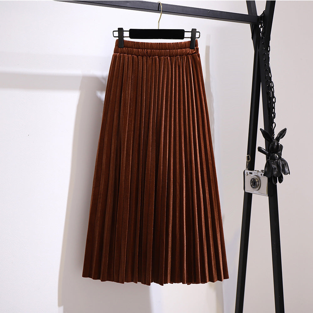 Women's Velvet Skirt