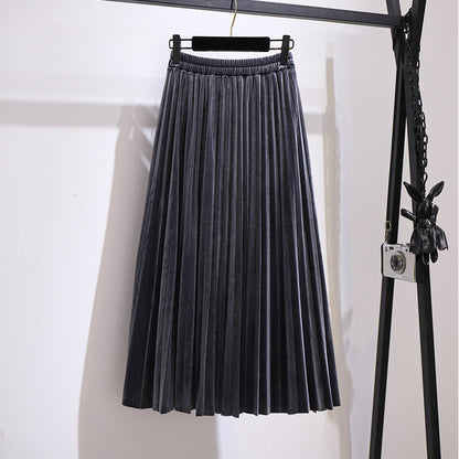 Women's Velvet Skirt