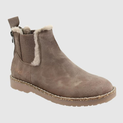 Women's Warm Suede Flat Boots