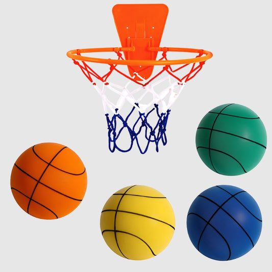 Silent High Density Elastic Soft Foam Indoor Sports Basketball Toy Ball