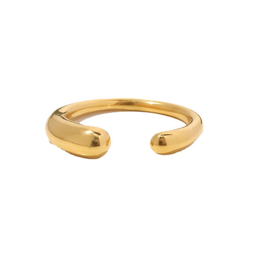 Schlichter, eleganter offener Ring für Damen – Einheitsgröße