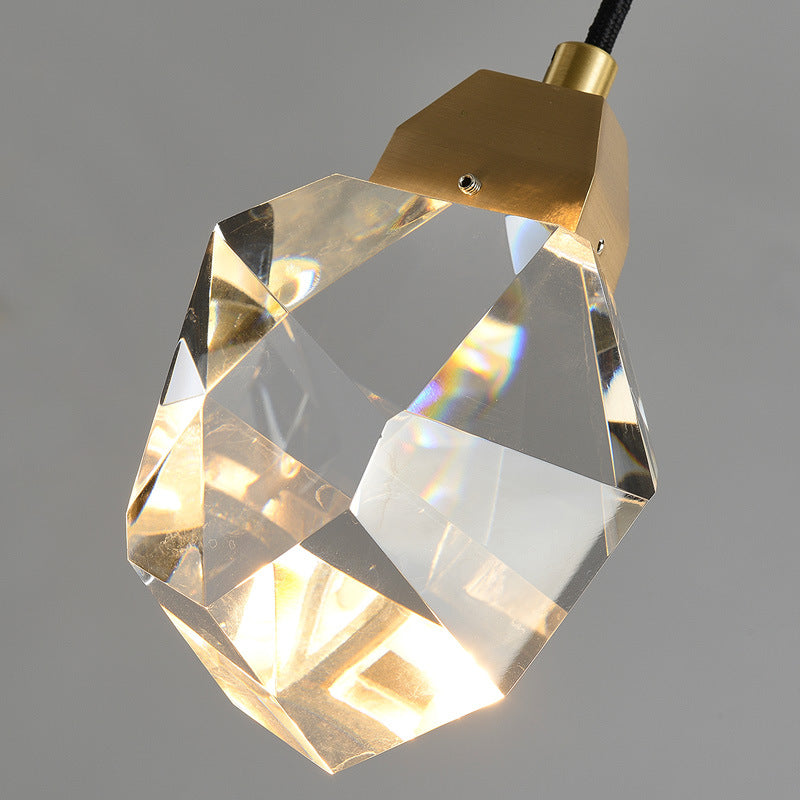 Luxury Crystal Modern Copper Wall Lamp